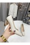 Dior Rhodes Caidéil Bán Calfskin