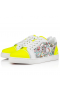 Christian Louboutin Spraoi Vieira Íseal-barr Sneakers Fluo Buí Leathair Lao