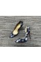 Christian Louboutin Iriza Caidéil 100mm Clóbhuailte Denim
