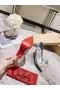 Christian Louboutin Kate Caidéil 100mm Grafach Clóite Leathar Paitinne Corcra