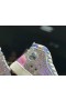 Christian Louboutin Louis Cothrom Ard-Barr Sneakers Criostail Embellished Iridescent Leathar Pink