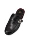 Christian Louboutin Muloman Mhiúil Leathair Lao Dubh