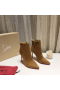 Christian Louboutin mar Sin, Kate Booty Rúitín Buataisí 100mm Suede Brown