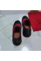 Christian Louboutin Spike Sock Fir Sneakers Neoprene Dubh Dearg