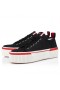 Christian Louboutin Super Pedro 40mm Sneakers Jacquard Monogram CL Dubh Críostaí Louboutin Bróga Siopa