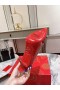 Christian Louboutin Wo Chick Banríon 100 Paitinne Leathar Caidéil Dearg Bróga Siopa CL