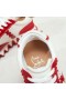 Christian Louboutin Mná Loubishark Sneakers Leathar Paitinne Dearg
