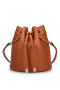 Christian Louboutin Ag Mo Thaobh Buicéad Mála Calfskin Brown Christian Louboutin Málaí