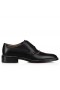 Christian Louboutin Cocoriclou Derbies Leathair Lao Dubh Críostaí Louboutin Bróga