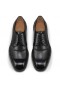 Christian Louboutin Cocoriclou Derbies Leathair Lao Dubh Críostaí Louboutin Bróga