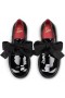 Christian Louboutin Derloon Derbies Leathair Lao Paitinne Dubh Críostaí Louboutin Bróga