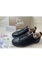 Christian Louboutin F. A. V Fique A Vontade Duillín-Ar Sneakers Leathar Lao Agus Olona Canva Dubh