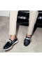 Christian Louboutin Gerockel Bád Bróga Leathair Lao Dubh Bróga CL