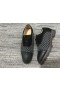 Christian Louboutin Hubertus Oxford Lug-an t-aon Veilbhit agus Leathair Dubh