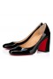Christian Louboutin Miss Sab 85 Mm Caidéil Paitinne Lao Dubh Críostaí Louboutin Bróga