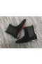 Christian Louboutin Samson Orlato Chelsea Buataisí Suede Dubh Bróga CL