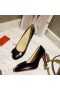 Christian Louboutin Simplenodo Bow Caidéil 85mm Leathar Nappa Dubh Bróga CL