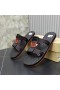 Christian Louboutin Surf Maol Sandals Rubair Dubh Críostaí Louboutin Bróga
