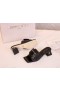Jimmy Choo 45mm Sleamhnáin Calf Leathar Zipper Mála Dubh