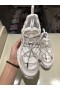 Jimmy Choo Diamond Rian Multicolor Leathar Mogalra Bán Pink