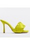 Bottega Veneta Lido Sandals Kiwi Intrecciato Leathar Bottega Veneta Bróga