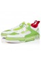 Christian Louboutin Astroloubi Sneakers Mná Leathair Lao Agus Nappa Leathar Bán Glas Bróga CL