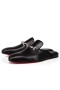 Christian Louboutin Coolito Swing Mhiúil Nappa Calfskin Dubh Críostaí Louboutin Bróga