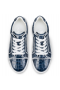 Christian Louboutin Spraoi Vieira Sneakers Leathar Lao Le Ailigéadar Cabhradh Gorm
