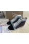 Christian Louboutin Louis Orlato Ard-Barr Sneakers Suede Fite Jacquard Multicolor