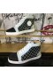 Christian Louboutin Louis Orlato Ard-Barr Sneakers Suede Fite Jacquard Multicolor