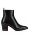Christian Louboutin Rosalio St Spikes 70 Mm Buataisí Lao Dubh Críostaí Louboutin Bróga