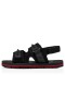 Christian Louboutin Siwa Sandals Maol Spikes Neoprene Dubh Bróga CL
