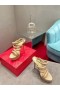 Christian Louboutin Mban Rúitín Strap Sandals 150mm Nappa Leathar Nude Bróga CL