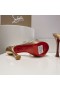 Christian Louboutin Degraqueen Alta Ardán Sandals130mm Leathar PVC Óir