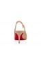 Christian Louboutin Chick Te Sling 70 Mm Sling Ar Ais Caidéil Paitinne Leathar Blush