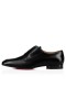 Christian Louboutin Lafitte Ar Oxford Leathair Lao Dubh Críostaí Louboutin Bróga