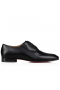 Christian Louboutin Lafitte Oxford Leathair Lao Dubh Críostaí Louboutin Bróga