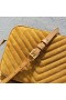 Saint Laurent Lou Ceamara Mála Brown Cuilteáilte Suede Saint Laurent Málaí