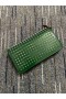 Christian Louboutin Panettone Sparán Grained Lao Leathar agus Spikes Glas