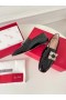 Roger Vivier Mion Broche Búcla Loafers Dubh Leathar Paitinne