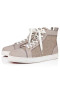 Christian Louboutin Louis Sasso/beige Suede Leathar