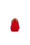 Christian Louboutin Íseal-barr Spraoi Louis Sóisearach Dearg Loubi Veau Velours Sneaker