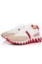 Christian Louboutin Íseal barr Bán/loubi Lao Sneaker