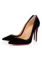 Christian Louboutin Caidéil Anjalina 100 mm Dubh/dubh Gunna Suede