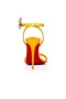 Christian Louboutin Sandal Goldie Joli 100 mm Buí/lín Paitinne Buí