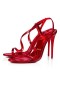 Christian Louboutin Sandal Rosalie 100 mm Loubi/lin <url> Loubi Paitinne Lao