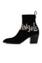 Christian Louboutin Spikita Booty C Angels 70 mm Dubh Veau Velours