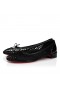 Christian Louboutin Sweetie Jane Mesh Ballerinas Mesh And Patent Calf Leather Black