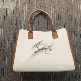 Christian Louboutin Nastroloubi EW Mála Tote Beige Christian Louboutin