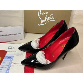 Christian Louboutin Caidéil mar Sin Kate 120 mm Dubh/lin <url> Loubi Leathar Paitinne